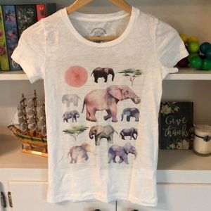 Jcrew elephant T-shirt